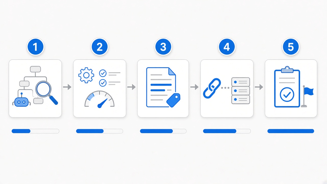 Image #2 — схема поэтапного процесса SEO-аудита с инструментами на каждом шаге