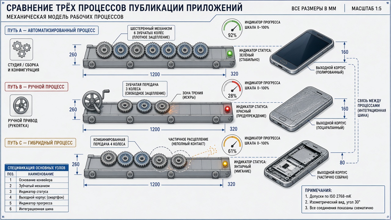Image #3 — Сравнительная таблица затрат времени и ресурсов при самостоятельной публикации и работе со студией